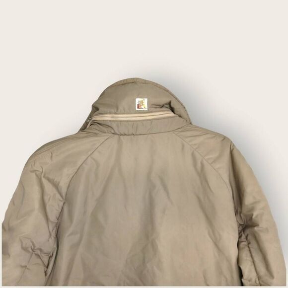 Vtg 90s | Mighty‎ Mac Jacket Mens Sz 38 | Tan Quilted Lined Coat Puffer Goose - Picture 4 of 12